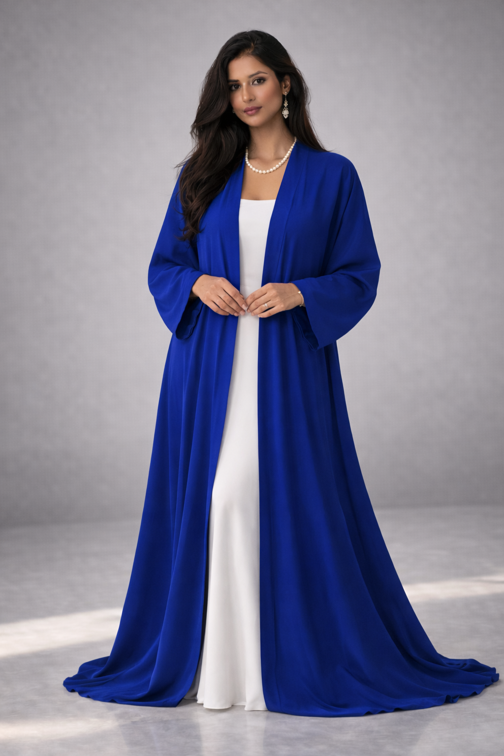 Sapphire Blue Abaya