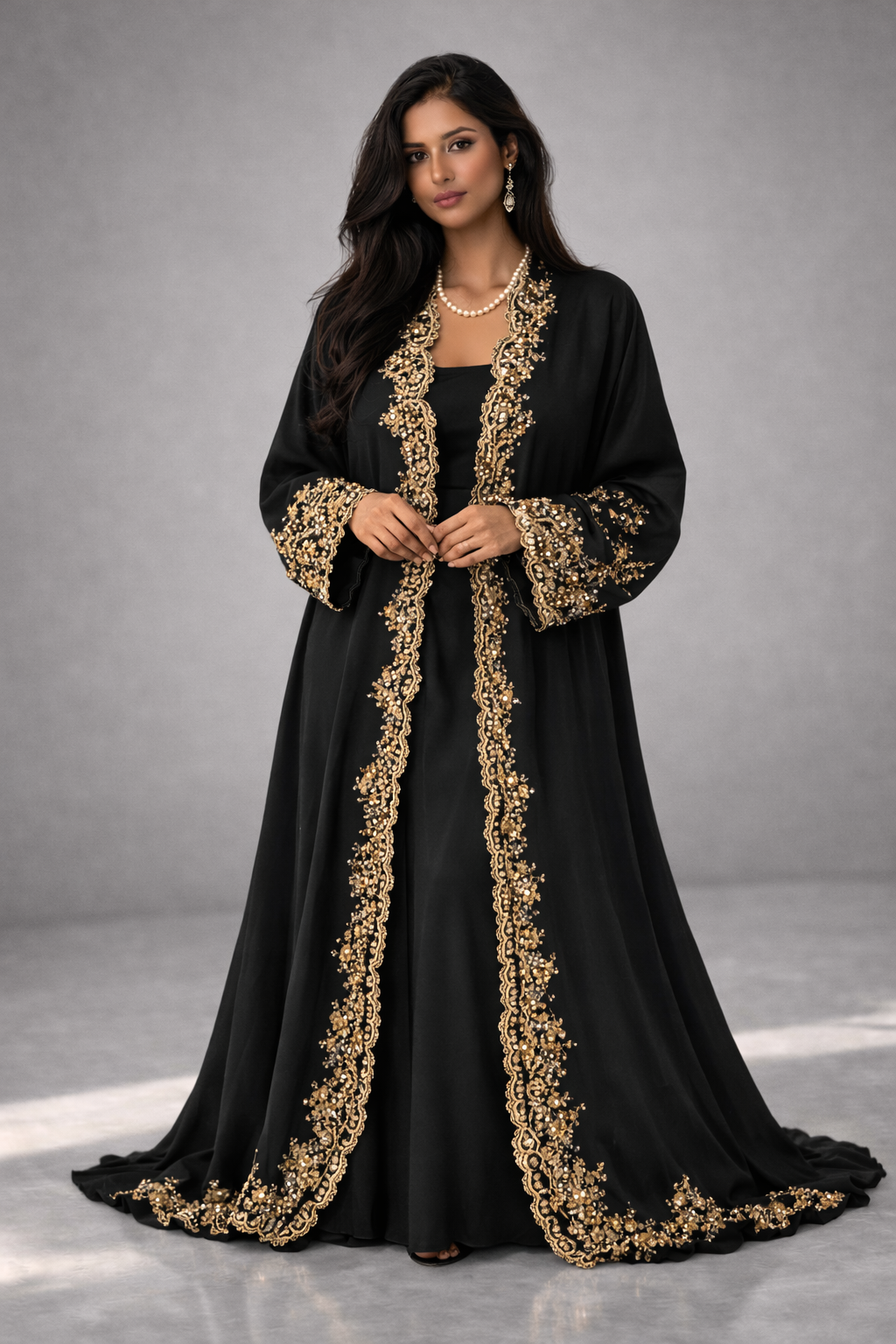 Onyx Gold Abaya